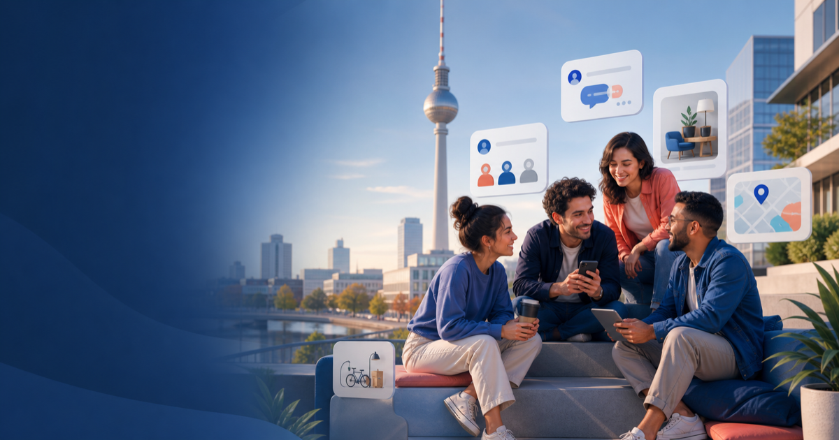 Berlin'de bir araya gelen Dexpat topluluğu