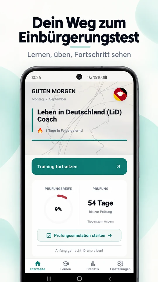 LID Coach — Dein Weg zum Einbürgerungstest